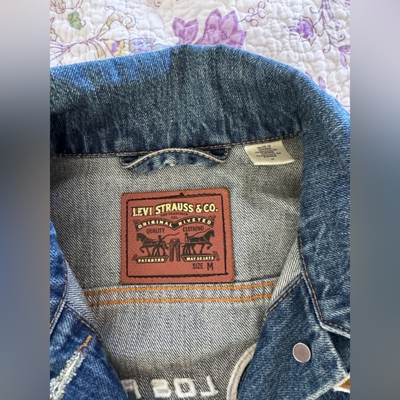 Levi’s Los Angeles Rams Denim Jacket size M - Picture 4 of 16